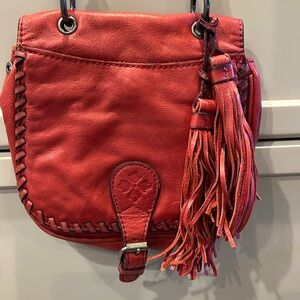 Patricia Nash red flap style Crossbody